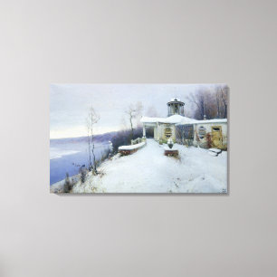 A deserted manor house canvas print