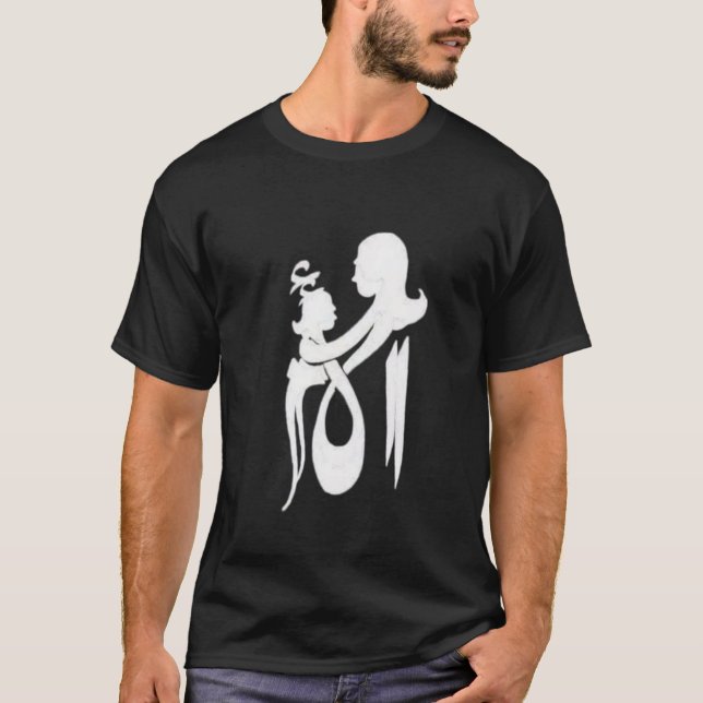 "A Design Depicting Motherhood: Letters Merged wit T-Shirt (Front)