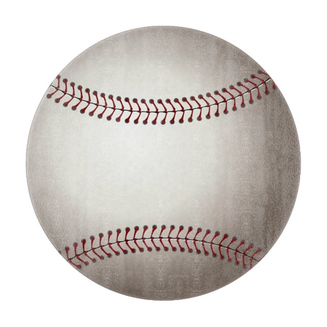 A Design of a Base or Soft Ball Cutting Board (Front)