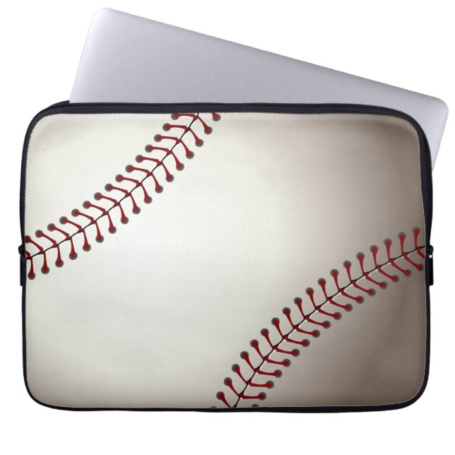 A Design of a Base or Soft Ball Laptop Sleeve (Front)