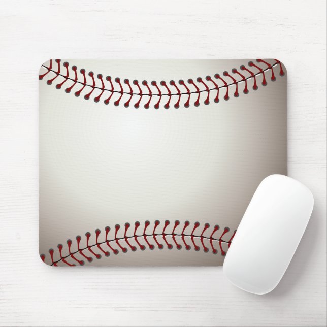 A Design of a Base or Soft Ball Mouse Mat (With Mouse)