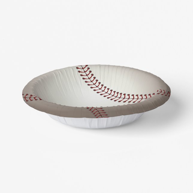 A Design of a Base or Soft Ball Paper Plate (Angled)