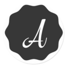 A designer logo of letter A