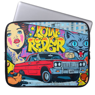 A detailed image of graffiti drawing. Conceptual s Laptop Sleeve