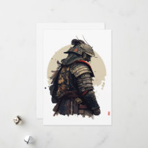A detailed samurai illustration