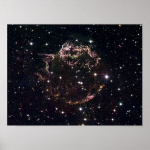 A detailed view at the tattered remains poster