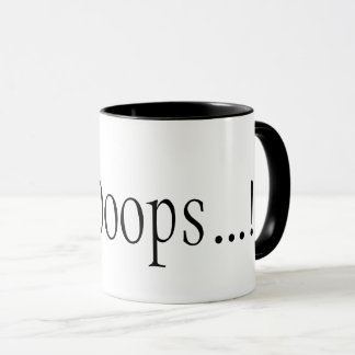 A DevOops...! coffee mug for fearless coders