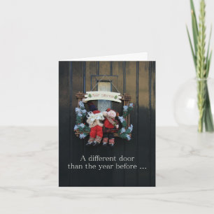 A Different door - New Address Holiday card