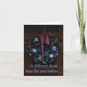 A Different door - New Address Holiday card