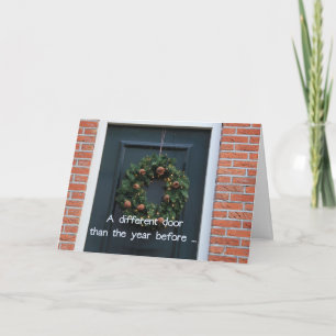A Different door - New Address Holiday card