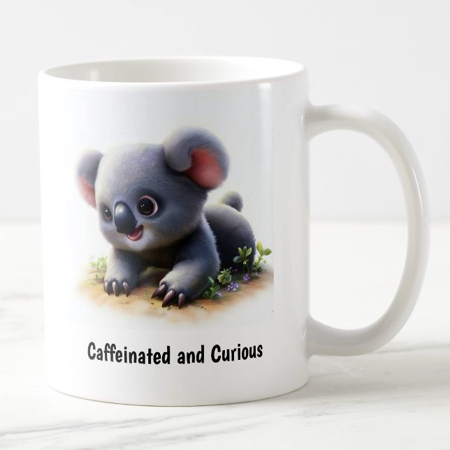 A Digital Painting of a Cute Koala Coffee Mug (Creator Uploaded)
