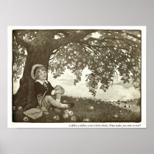 A Diller, A Dollar Nursery Rhyme Print