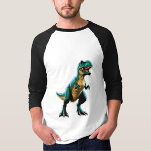 A dinosaur posing like a famous movie poster. T-Shirt