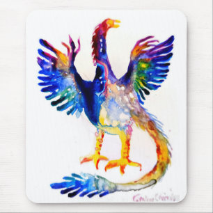 A dinosaut and his dream to fly mouse mat