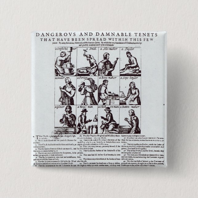 A Discovery of the Most Dangerous 15 Cm Square Badge (Front)