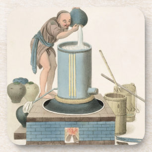 A Distiller, plate 24 from 'The Costume of China', Coaster