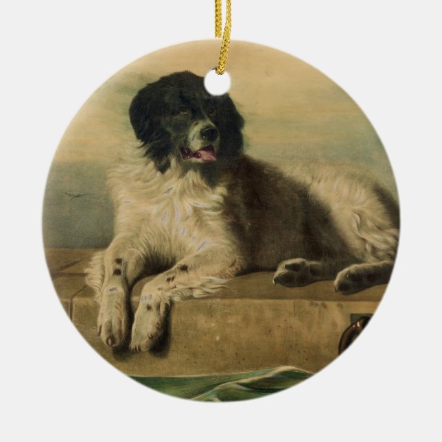 A Distinguished Member of the Humane Society Ceramic Tree Decoration (Front)