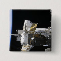 A docked Soyuz spacecraft