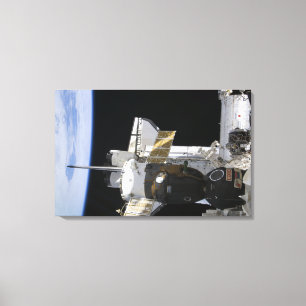 A docked Soyuz spacecraft Canvas Print
