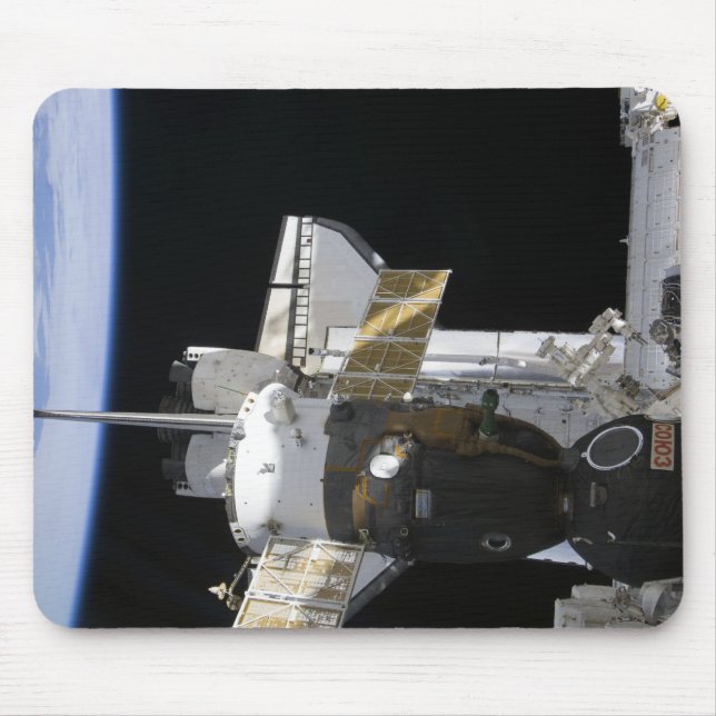A docked Soyuz spacecraft Mouse Mat (Front)