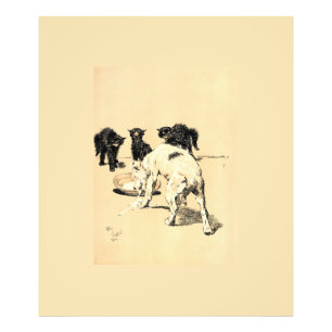 A Dog Day Pl 03 (1902) Cecil Charles Tapestry Photo Print