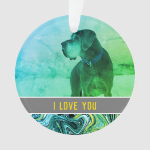 a dogs love ornament
