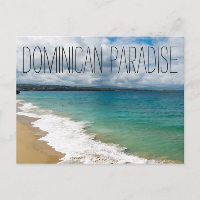 A Dominican Paradise Postcard (Front)