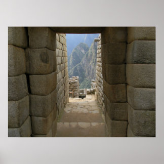 A Door From Machu Picchu Poster