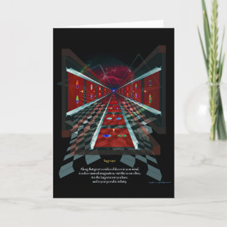 A door named imagination card