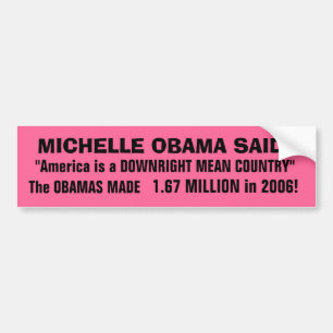 A "DOWNRIGHT MEAN" country?! Bumper Sticker
