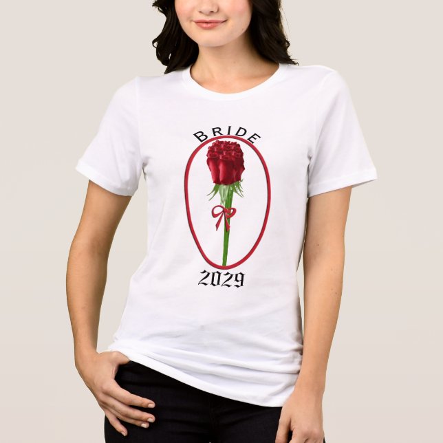 A Dozen Red Roses Bride 2010 Change TO 2009 Tee (Front)