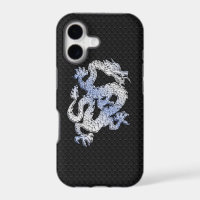 A Dragon expression on Black Snake Skin Print