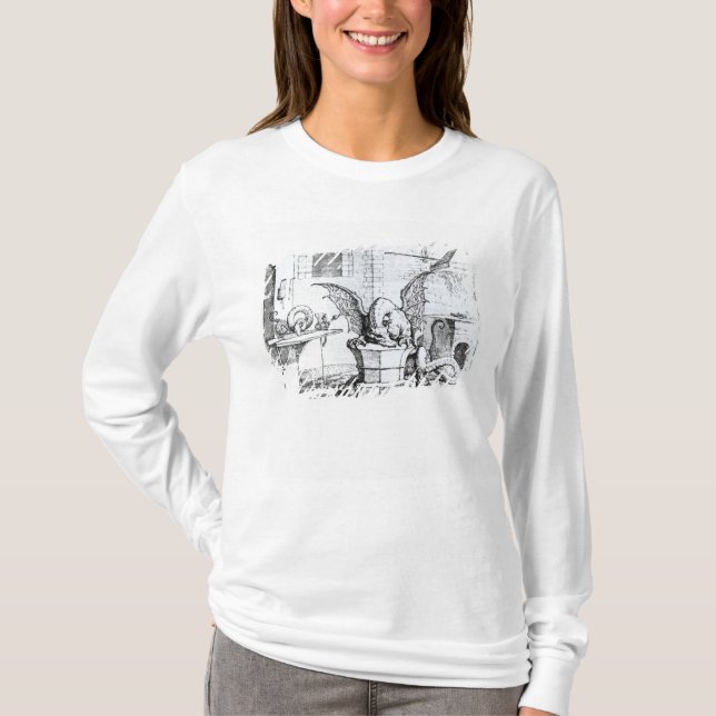 A Dragon in a Workshop T-Shirt (Front)