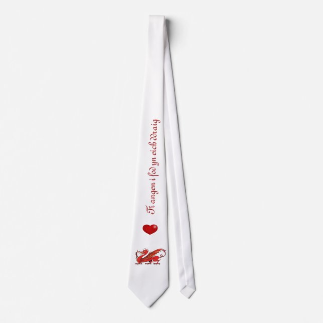 A Dragon In Love Tie (Front)