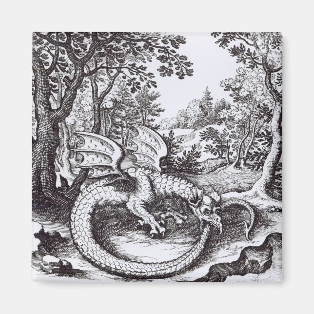 A Dragon in the Forest Magnet (Front)