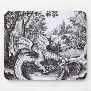 A Dragon in the Forest Mouse Mat