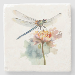  A Dragonfly Marble Coaster 