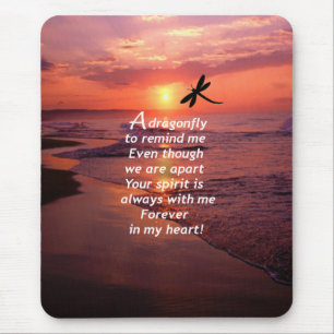 A Dragonfly to Remind Me Mouse Mat