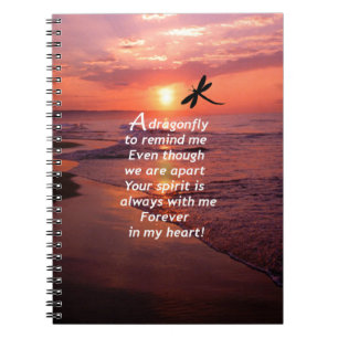A Dragonfly to Remind Me Notebook