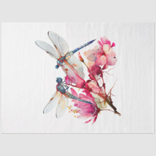 A Dragonfly Watercolor Series Design 1 Tissue Paper