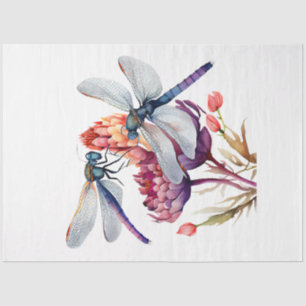 A Dragonfly Watercolor Series Design 3 Tissue Paper