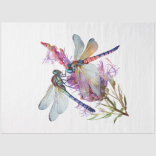 A Dragonfly Watercolor Series Design 5 Tissue Paper