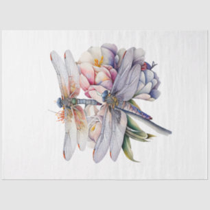 A Dragonfly Watercolor Series Design 6 Tissue Paper