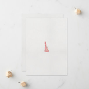 a drawing of a bird with flowers on it announcement