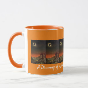 A Drawing of a Solar Eclipse by Edmund Weiss Mug