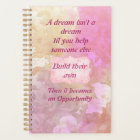 A Dream isn't A Dream Watercolor Business Planner