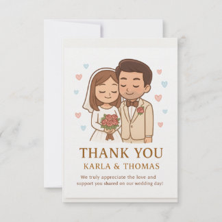 A Dream of Love Thank You Card