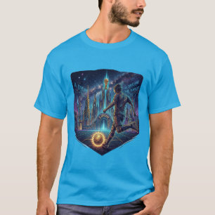 A Dream The Pursuit Cyberpunk Soccer Art T-Shirt