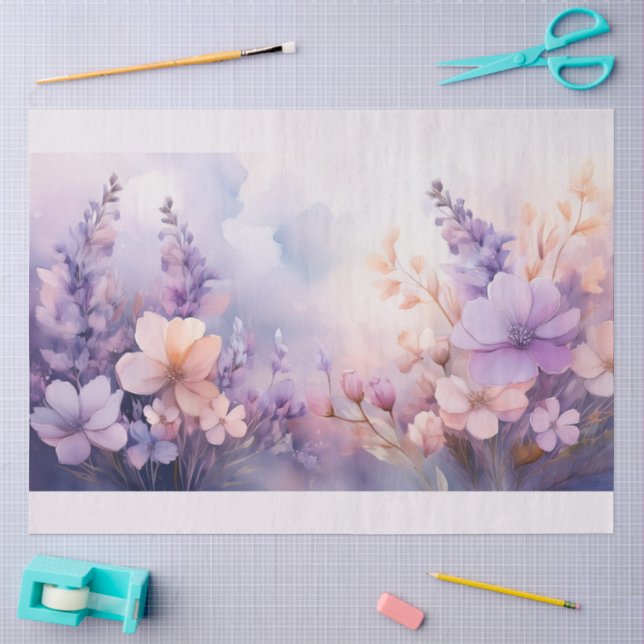 A Dreamy Floral Design #12 Tissue Paper (Craft)