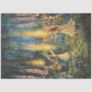 A Dreamy Foxgloves Fairy Series Design #6 Tissue Paper